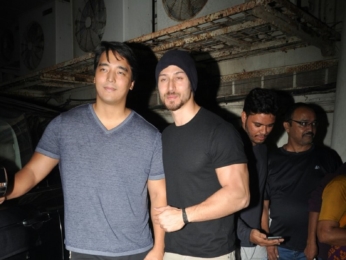 Tiger SHroff and RInzing Denzongpa snapped post movie at PVR