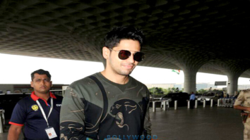 Sidharth Malhotra, Kriti Sanon and Rishi Kapoor snapped at the airport