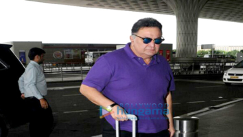 Sidharth Malhotra, Kriti Sanon and Rishi Kapoor snapped at the airport