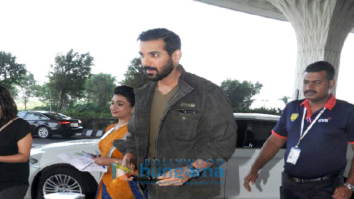 John Abraham and Boman Irani snapped at the airport