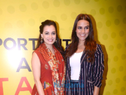 Dia Mirza, Neha Dhupia, and Kunal Kapoor snapped at the Indian Film Project in Worli