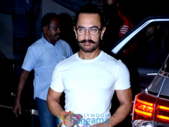 Aamir Khan snapped post spa session in Bandra