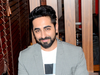 Ayushmann Khurana hosts a lunch session with media photographers
