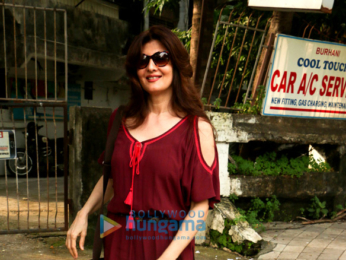Sangeeta Bijlani snapped post a spa session in Juhu