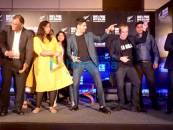 Sidharth Malhotra addresses the media in Pune as the brand ambassador of Tourism New Zealand