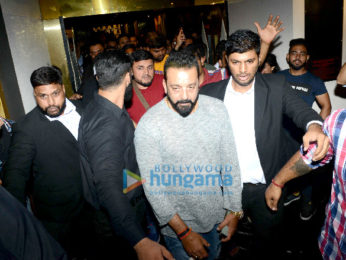 Sanjay Dutt & Aditi Rao Hydari at PlayBoy cafe in CP Delhi