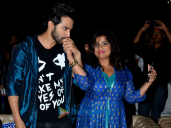 Varun Dhawan and Anupam Kher snapped at 'Rally For Rivers' event in Mumbai