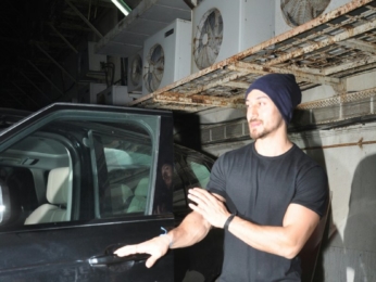 Tiger SHroff and RInzing Denzongpa snapped post movie at PVR