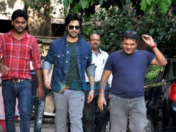 Varun Dhawan snapped at Shoojit Sircar's office