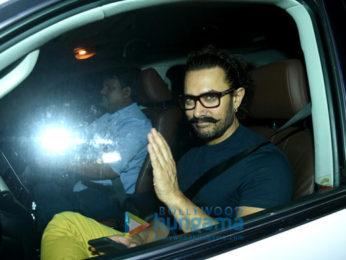 Aamir Khan, Alia Bhatt, Raju Hirani, Imtiaz Ali and Rana Daggubati arrive for Ranbir Kapoor's birthday bash