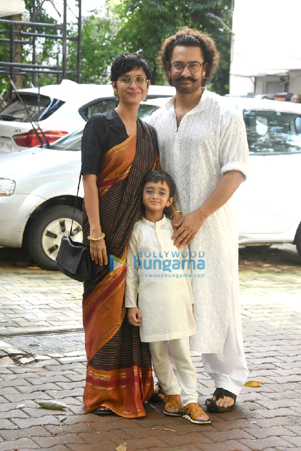 Aamir Khan and family snapped celebrating Bakri Eid Aamir Khan and family snapped celebrating Bakri Eid