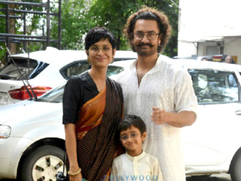Aamir Khan and family snapped on Eid today