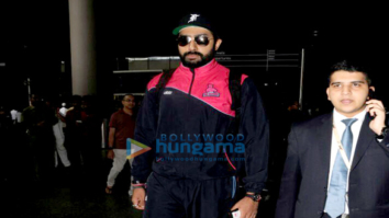 Abhishek Bachchan arrives at the Mumbai airport