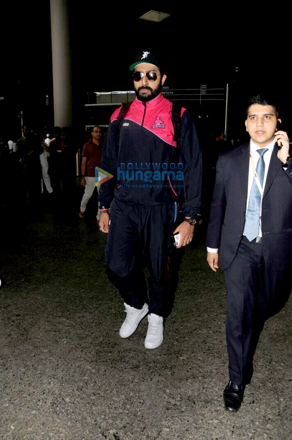 Abhishek Bachchan arrives at the Mumbai airport