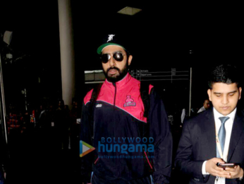 Abhishek Bachchan arrives at the Mumbai airport