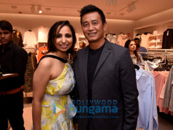 Aditya Roy Kapur, Raima Sen, Bhaichang Bhutia at H&M store launch in Kolkata