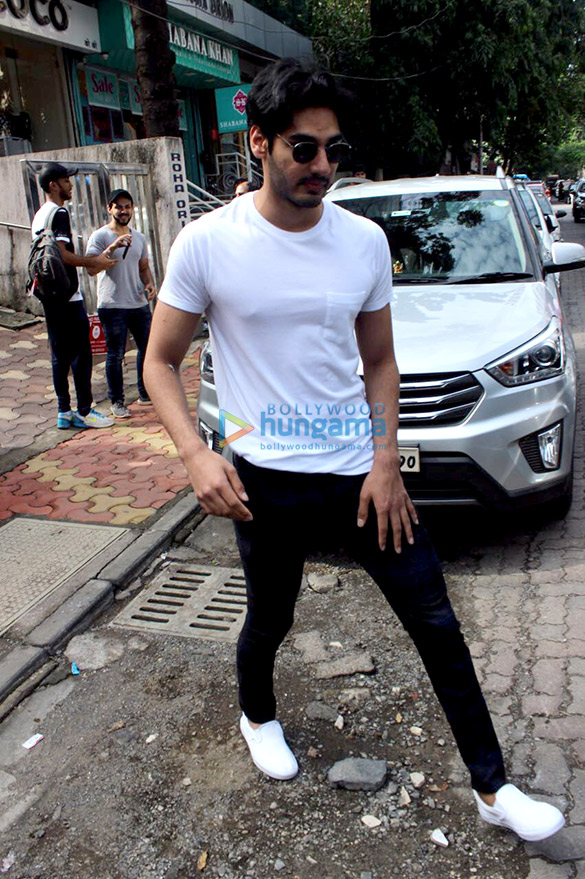 ahaan shetty snapped at a clinic 1