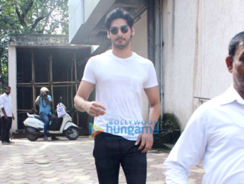 Ahaan Shetty snapped at a clinic