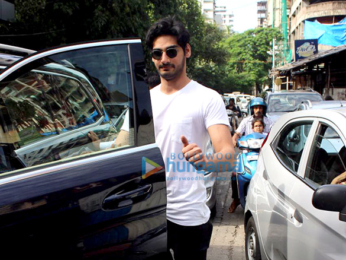 Ahaan Shetty snapped at a clinic
