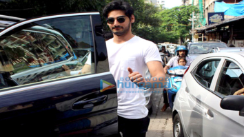Ahaan Shetty snapped at a clinic