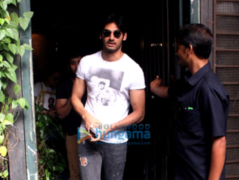 Ahan Shetty snapped in Mumbai
