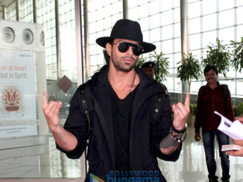 Ajay Devgn, Tamannaah Bhatia and Karan Singh Grover snapped at the airport