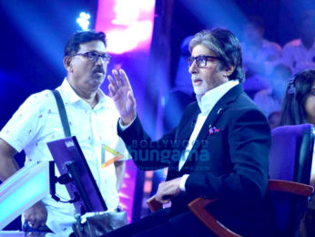Amitabh Bachchan shoots Kaun Banega Crorepati episode with Super Dancer contestants