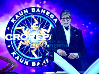Amitabh Bachchan shoots Kaun Banega Crorepati episode with Super Dancer contestants