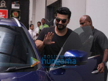 Arjun Kapoor spotted at Ashutosh Gowariker's office in Khar