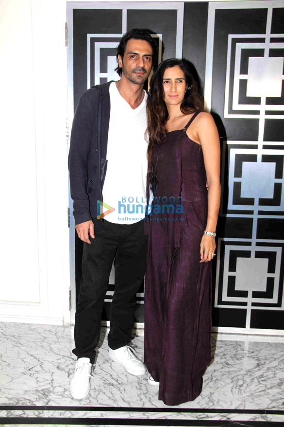 arjun rampal hosts a screening for close friends of his upcoming movie daddy 11