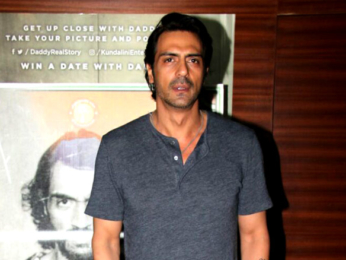 Arjun Rampal snapped promoting his film Daddy