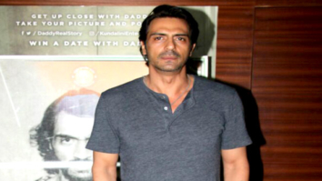 Arjun Rampal snapped promoting his film Daddy