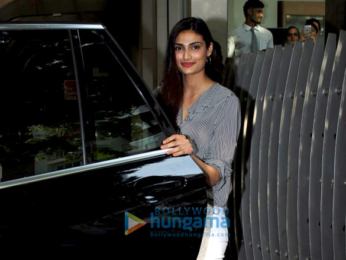 Athiya Shetty snapped at Ashutosh Gowariker's office