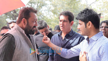 On The Sets Of The Movie Bhoomi