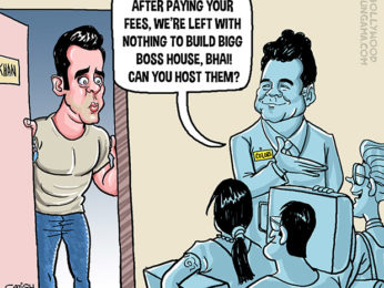Bollywood Toons: Salman to get Rs. 11 crore per episode for hosting Bigg Boss?