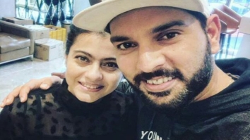 Check out: Kajol and Yuvraj Singh pose for a selfie while waiting for their flight