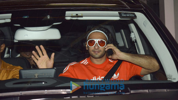 Ranveer Singh snapped after dubbing for ‘Padmavati’ Ranveer Singh snapped after dubbing for ‘Padmavati’