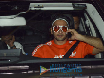 Ranveer Singh snapped after dubbing for 'Padmavati'