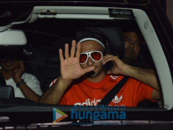 Ranveer Singh snapped after dubbing for 'Padmavati'