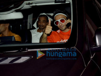 Ranveer Singh snapped after dubbing for 'Padmavati'