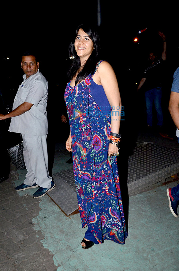 ekta kapoor and friends snapped post dinner at yautcha in bandra 5