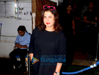 Farah Khan and Ali Asgar snapped at Mirabella