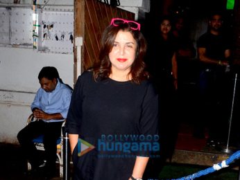 Farah Khan and Ali Asgar snapped at Mirabella