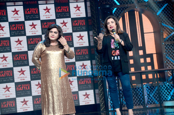 farah khan snapped on the sets of lip sync battle 2
