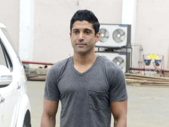 Farhan Akhtar and Diana Penty promote their film 'Lucknow Central'