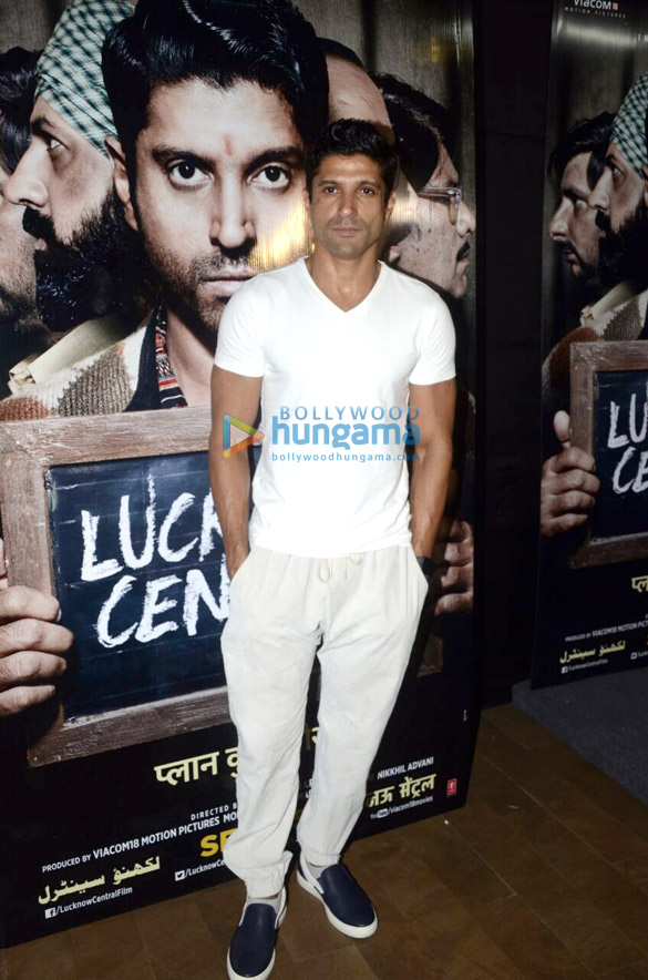 Farhan Akhtar at ‘Lucknow Central’ live feed event