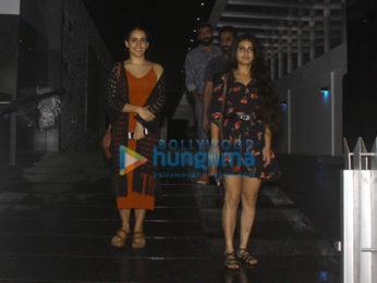 Fatima Sana Shaikh and Sanya Malhotra snapped post dinner in Bandra