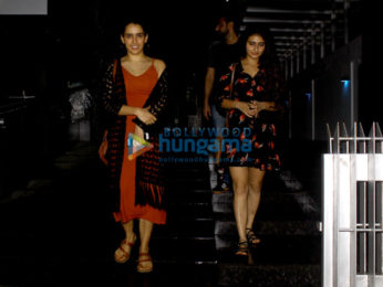 Fatima Sana Shaikh and Sanya Malhotra snapped post dinner in Bandra