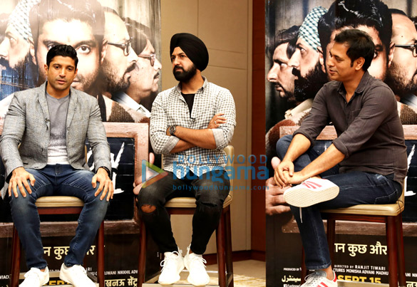 gippy grewal farhan akhtar promote lucknow central in chandigarh 1