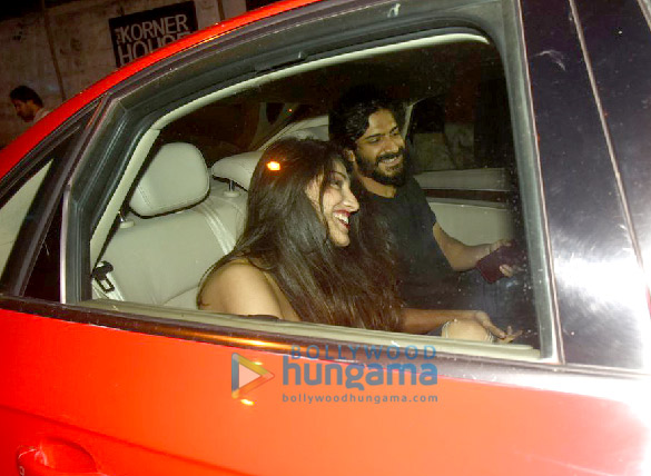 harshvardhan kapoor snapped with a mystery girl post dinner 1